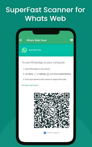 Play Whats Scanner for WhatsApp Web as an online game Whats Scanner for WhatsApp Web with UptoPlay