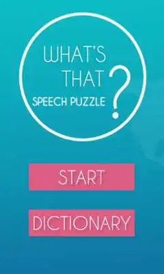 Play Whats that? speech puzzle