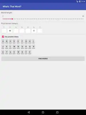 Play Whats That Word? Word puzzles solver