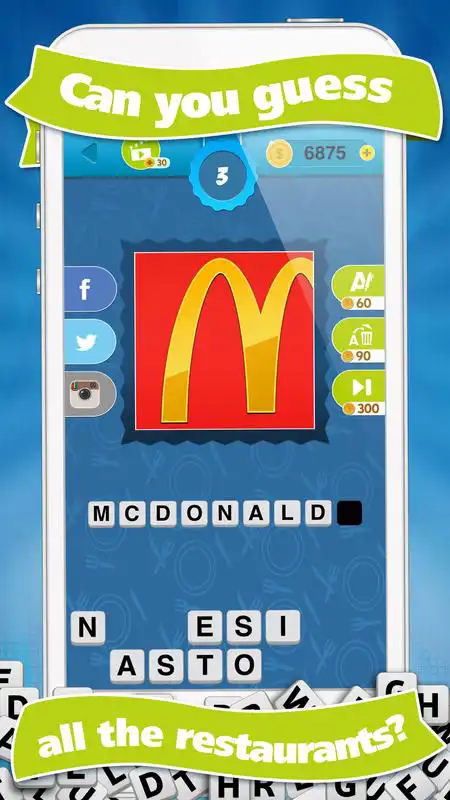 Play Whats the Restaurant? Guess Restaurants Quiz Game