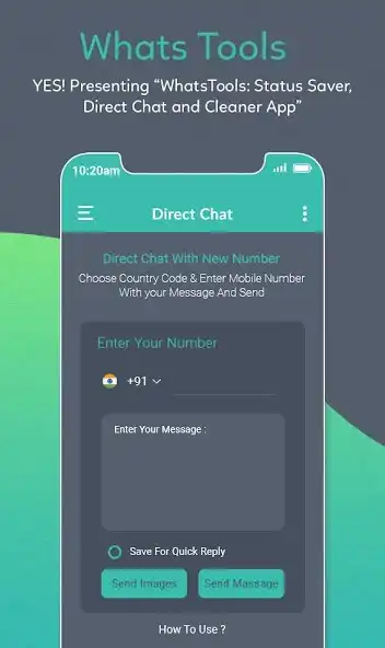 Play Whats Tools - Status Saver, Direct Chat  12+ tool as an online game Whats Tools - Status Saver, Direct Chat  12+ tool with UptoPlay
