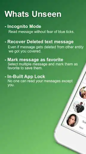 Play Whats Unseen: Status saver and recover delete text  and enjoy Whats Unseen: Status saver and recover delete text with UptoPlay
