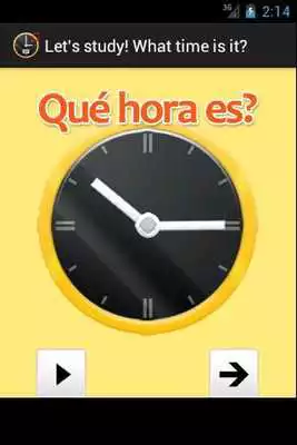 Play What time is it? in Spanish.