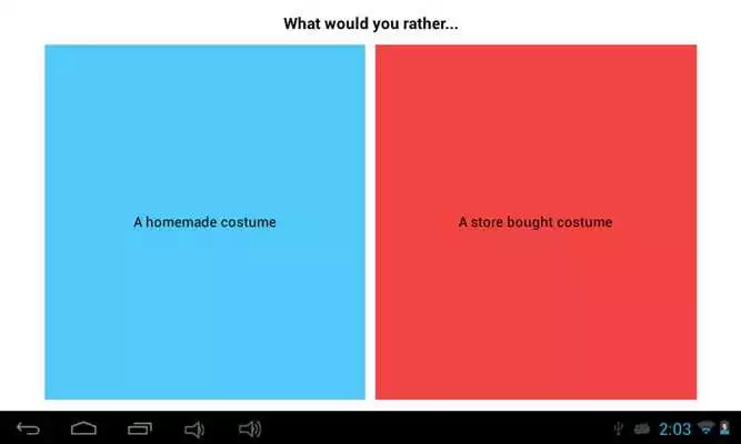 Play What would you rather?