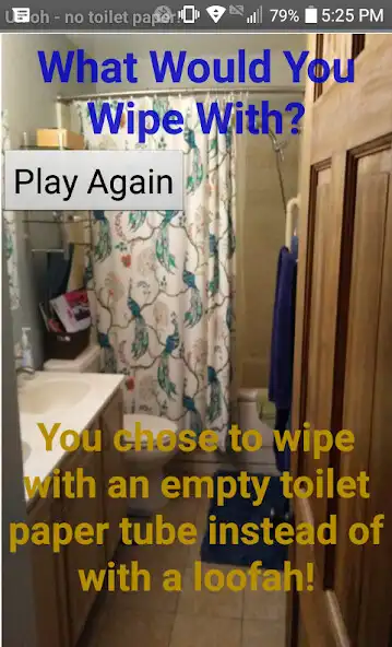 Play What Would You Wipe With? as an online game What Would You Wipe With? with UptoPlay