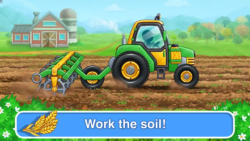 Play Wheat Harvest: Farm Kids Games as an online game Wheat Harvest: Farm Kids Games with UptoPlay