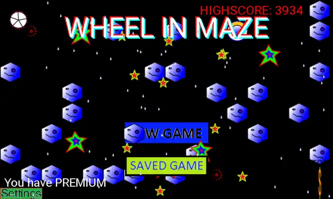 Play Wheel in maze versus stars