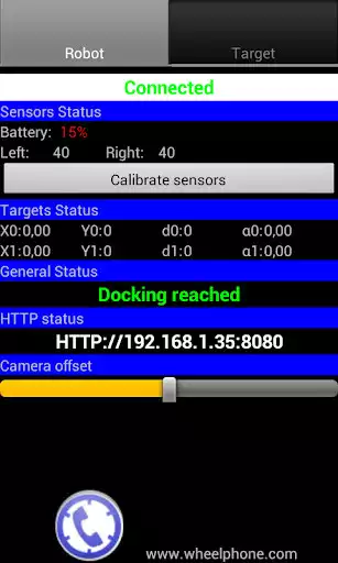 Play Wheelphone target docking
