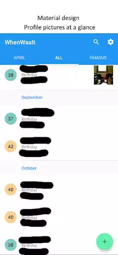 Play WhenWasIt (birthday and anniversary reminder)  and enjoy WhenWasIt (birthday and anniversary reminder) with UptoPlay