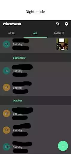 Play WhenWasIt (birthday and anniversary reminder) as an online game WhenWasIt (birthday and anniversary reminder) with UptoPlay