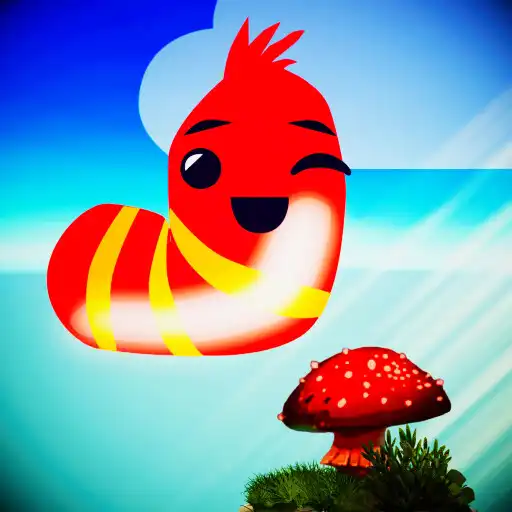 Play Whirlybird larva: doodle jump APK