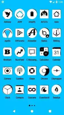 Play White and Black Icon Pack v4.6 Free