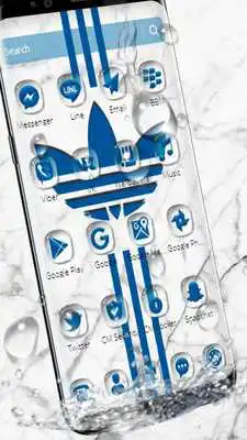 Play White Blue Sports Theme Play White Blue Sports Theme