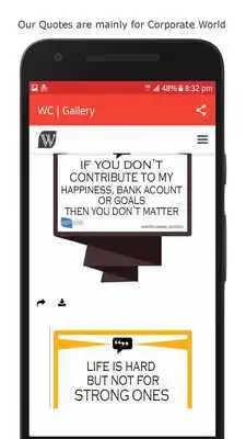 Play WhiteCollar Quotes App