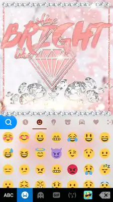 Play White Diamonds Kika Keyboard