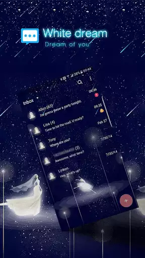 Play White Dream skin (Next SMS)  and enjoy White Dream skin (Next SMS) with UptoPlay