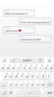 Play White GO Keyboard