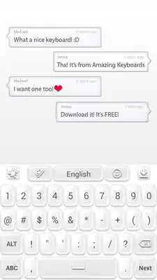 Play White GO Keyboard