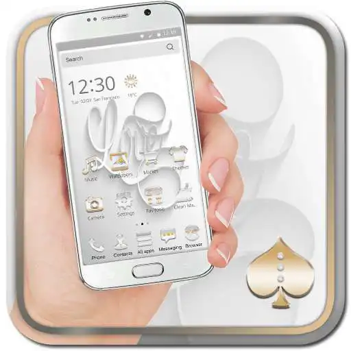 Free play online White Gold. Theme for CM Launcher APK Free play online White Gold. Theme for CM Launcher APK
