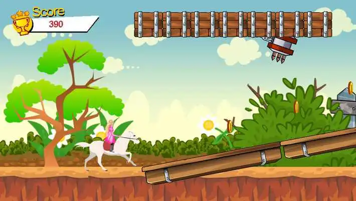 Play White Horse Ride for Barbie Play White Horse Ride for Barbie