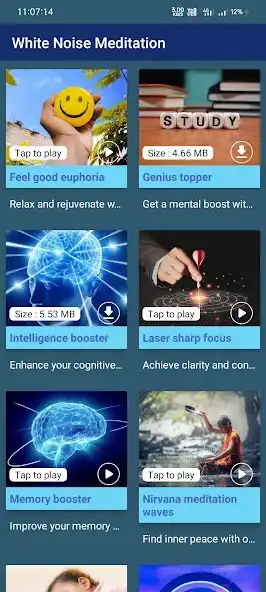 Play White Noise and Binaural Beats  and enjoy White Noise and Binaural Beats with UptoPlay