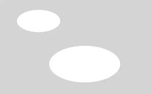 Play White Oval