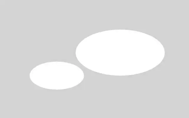 Play White Oval