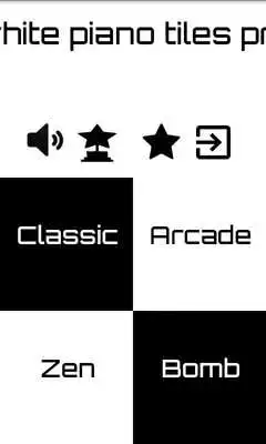 Play white piano tiles pro