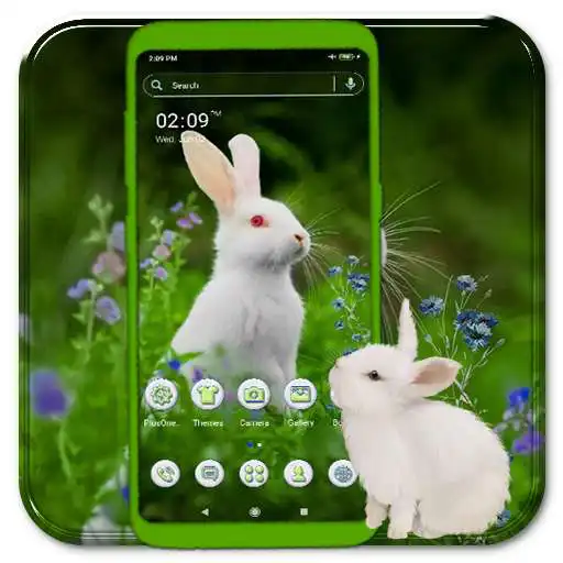 Play White Rabbit Launcher Theme APK