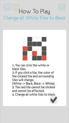 Play White to Black Tiles
