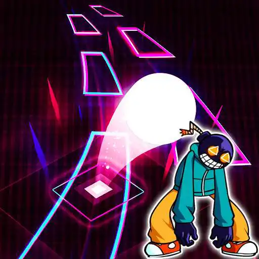 Play Whitty Battle Mod FNF - Dance Hop Tiles APK