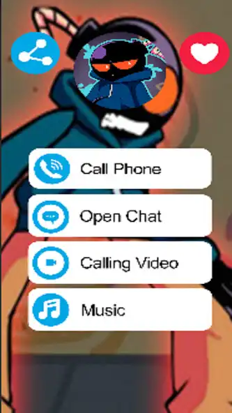Play Whitty fnf video call as an online game Whitty fnf video call with UptoPlay