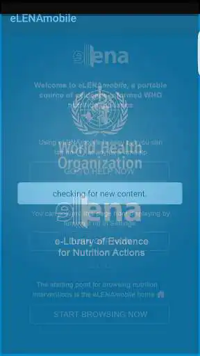 Play APK WHO eLENAmobile nutrition app  and enjoy WHO eLENAmobile nutrition app with UptoPlay com.squarevale.ELENA