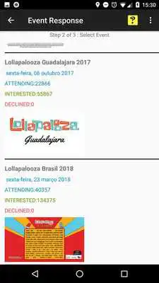 Play WhoGoes Find out who is going to a  Facebook Event