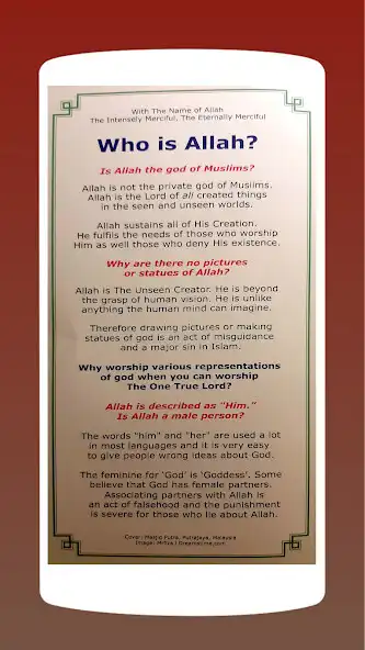 Play Who is Allah as an online game Who is Allah with UptoPlay