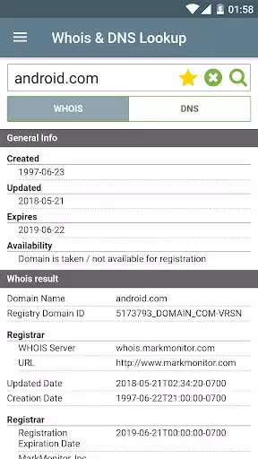 Play Whois & DNS Lookup - Domain/IP  and enjoy Whois & DNS Lookup - Domain/IP with UptoPlay