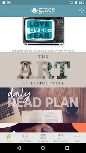 Play APK whoisgrace  and enjoy whoisgrace with UptoPlay com.bluebridgechurches.gracechurchmckean