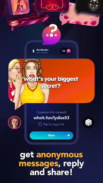 Play WhoIt - Anonymous qa for IG  and enjoy WhoIt - Anonymous qa for IG with UptoPlay