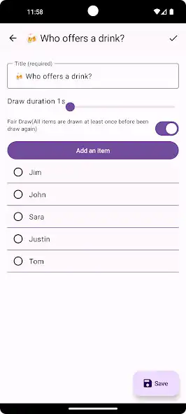 Play Whosnext - Fair draw - Decide as an online game Whosnext - Fair draw - Decide with UptoPlay