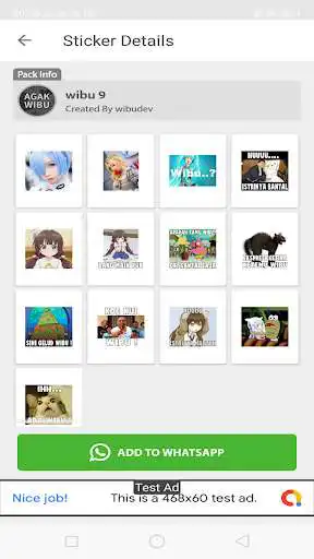 Play Wibu Sticker WA Lucu  and enjoy Wibu Sticker WA Lucu with UptoPlay