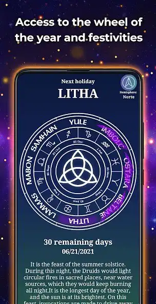 Play Wicca - Calendar and guide as an online game Wicca - Calendar and guide with UptoPlay