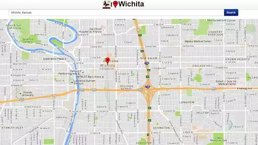 Play Wichita Map as an online game Wichita Map with UptoPlay