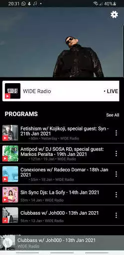 Play Wide Radio as an online game Wide Radio with UptoPlay