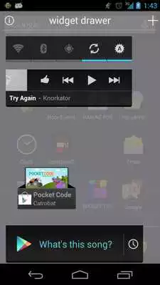 Play WidgetDrawer - hide widgets
