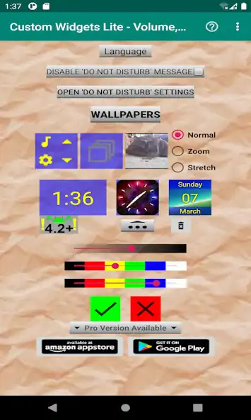 Play Widgets Lite + wallpapers as an online game Widgets Lite + wallpapers with UptoPlay