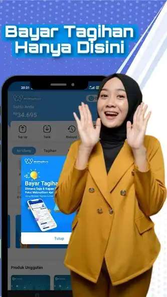 Play WIDIPAY : Agen Pulsa  PPOB as an online game WIDIPAY : Agen Pulsa  PPOB with UptoPlay