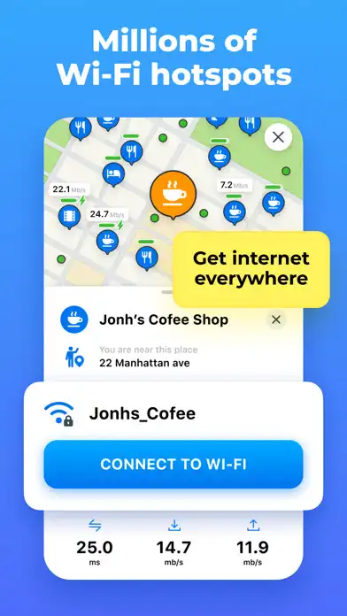 Play WiFi Map®: Internet, eSIM, VPN as an online game WiFi Map®: Internet, eSIM, VPN with UptoPlay