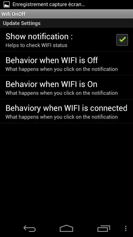 Play Wifi on/off - Widget