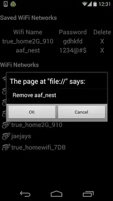 Play wifi password saver