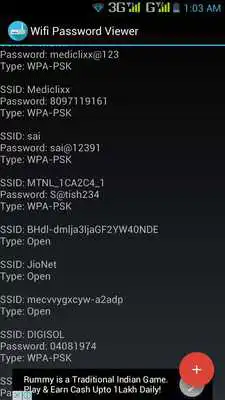 Play Wifi Password Viewer